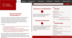 Desktop Screenshot of dgphil.de