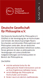 Mobile Screenshot of dgphil.de